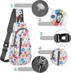 TITECOUGO Small Sling Bag, Lightweight Crossbody Backpack - Image 5