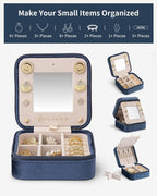 Vlando Velvet Jewelry Case, Travel Box - Image 4