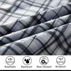 Rain Poncho Jacket Coat Hooded Zipper Style - Image 3
