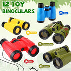 12 Set Binocular Compass Magnifying Glass Set Christmas Birthday Gift Small - Image 4