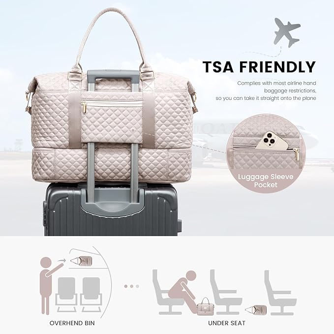 LOVEVOOK Travel Duffle Bag, Weekender Bags - Image 4