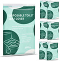 60 Pcs Disposable Flushable Paper Toilet Seat Covers Travel Supplies Essentials by KISEER