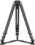 Leofoto LVC-193C Carbon Fiber Twin Leg Video Tripod+BV-15 Fluid Head - Image 4