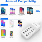 USB Charger Station Block with Rapid Charging Auto Detect Technology Safety - Image 4