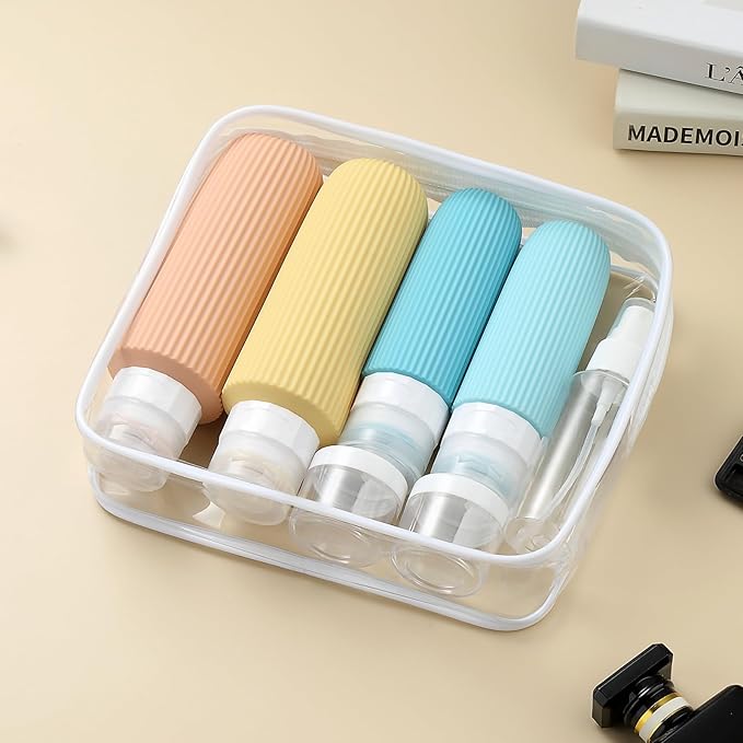 16 Pack Travel Bottles for Toiletries, Large 6oz Silicone Travel Containers jar - Image 7