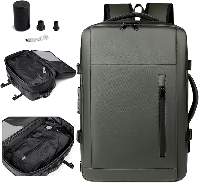 Vacuum-sealed travel computer backpack, Water-Resistant, - Image 7