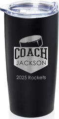 Lifetime Creations Personalized Hockey Coach Tumbler: Custom Hockey Coach Gift by LifetimeCreations