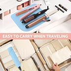 Large Silicone Heat Resistant Mat, Portable Travel Hot Hair Tools Holder Pad for Curling Iron, Flat Iron, Hair Straightener and Other Styling Tools(12.0" x 9.0")