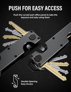 Key Organizer Key Holder Compact Key Case Minimalist Metal Key Chain Key Holder - Image 5