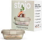 STOJO Collapsible Sandwich Box – 24oz, Reusable Food Storage Container by stojo