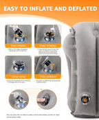 Sunany Travel Pillow, Inflatable Neck Pillow Used - Image 6