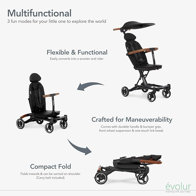 Evolur Cruise Rider Stroller - Image 6