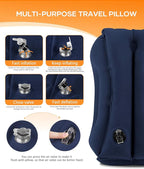 Sunany Travel Pillow, Upgraded Plane Pillow - Image 6