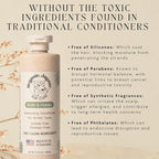 Natural Conditioner for Hair Care, Sulfate Free Conditioner - Image 2