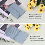 Leather Passport Holder for Travel, Passport Book Holder, Rfid Blocking Travel - Image 5