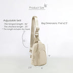ODODOS Daily Sling Bag with Adjustable Straps Crossbody Chest Bag Lightweight - Image 6
