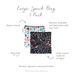 Bumkins Reusable Sandwich and Snack Bags, - Image 5