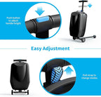 Scooter Hardshell Kids' Luggage, Foldable Carry on Kids Suitcase - Image 5