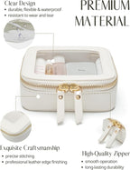 Popvibe Clear Makeup Bag Travel Cosmetic Case Transparent Toiletry Bag - Image 2