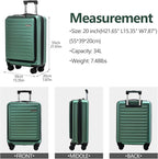 TydeCkare 20 Inch Carry On Luggage - Image 4