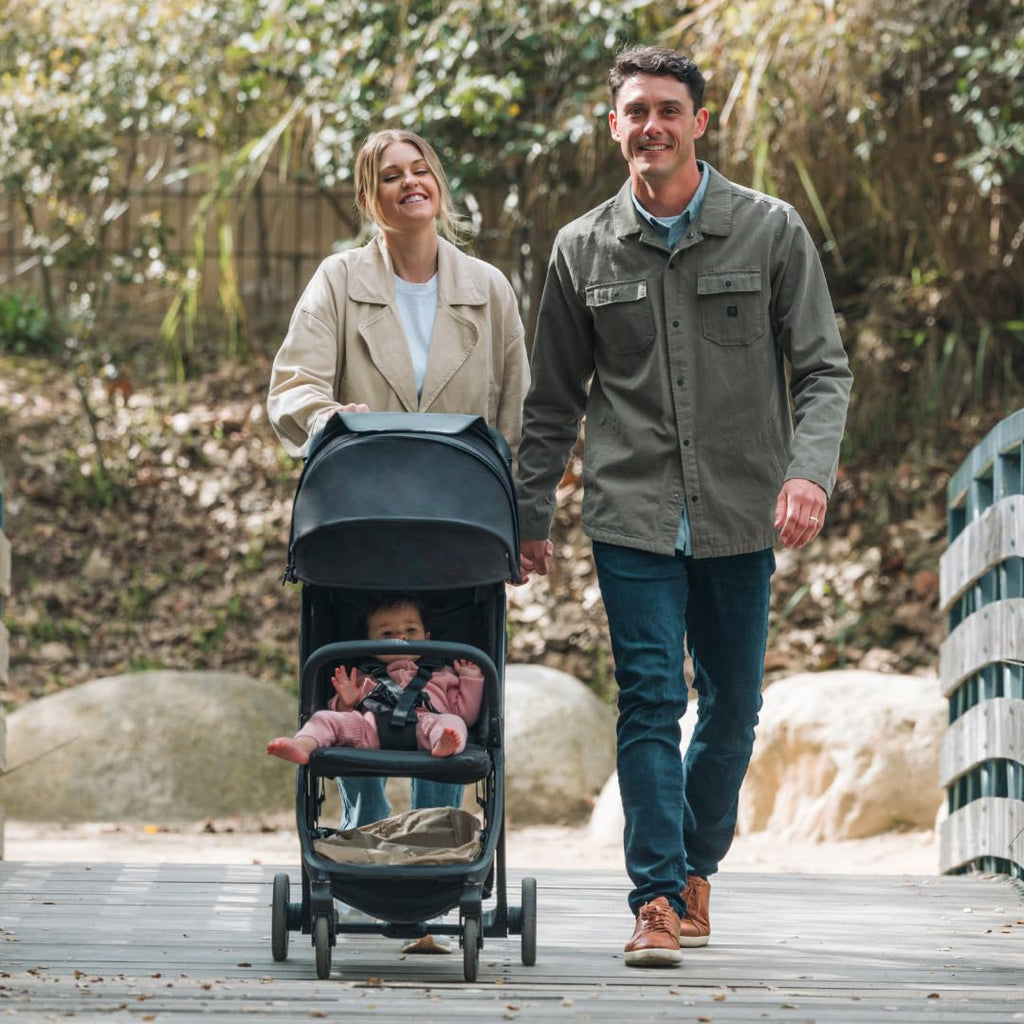 Quid³ Travel Stroller + Carry Bag & Wheel Covers (Cosmic Black with carry bag)