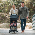 Quid³ Travel Stroller + Carry Bag & Wheel Covers (Cosmic Black with carry bag)