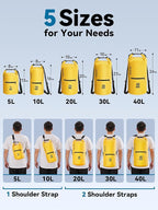 HEETA Waterproof Dry Bag with Front Zippered Pocket - Image 2
