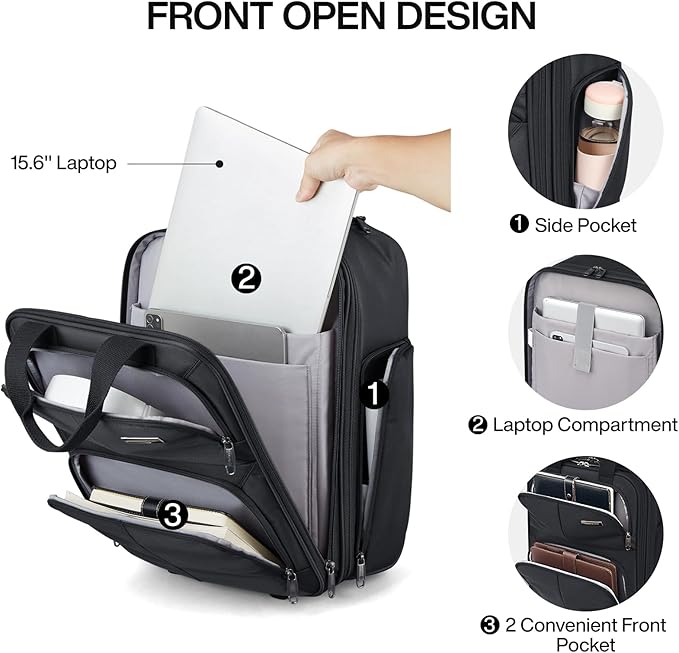 Hanke Softside Underseat Carry On Luggage - Image 5