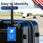 6 Pack Personalized Luggage Tags - Image 5