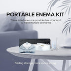 Collapsible Silicone Enema Bag Bottle Kit - Image 4