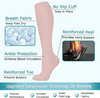 ACTINPUT 8 Pairs Compression Socks - Image 4