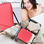 Travel Makeup Bag with LED Mirror and 10x magnifying glass with 3 Lighted - Image 6