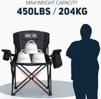 Overmont Oversized Folding Camping Chair - Image 4