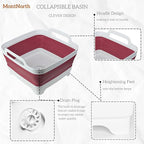 Collapsible Wash Basin 9L, Foldable Dish Tub - Image 4