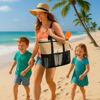 Beach Bag with Zipper - Image 5