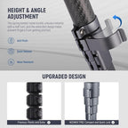 NEEWER LITETRIP LT32 62" Travel Tripod Carbon Fiber - Image 4