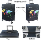 MosaiRudo Thicker Luggage Cover Elastic Suitcase Cover Protector Fits 18-32 - Image 4