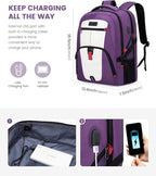 LOVEVOOK Travel Laptop Backpack Waterproof Anti Theft Backpack - Image 3