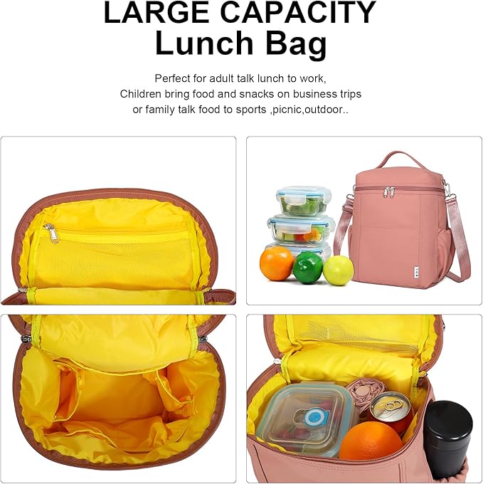 NOL Natural Organic Lifestyle Insulated Lunch Bags - Image 4
