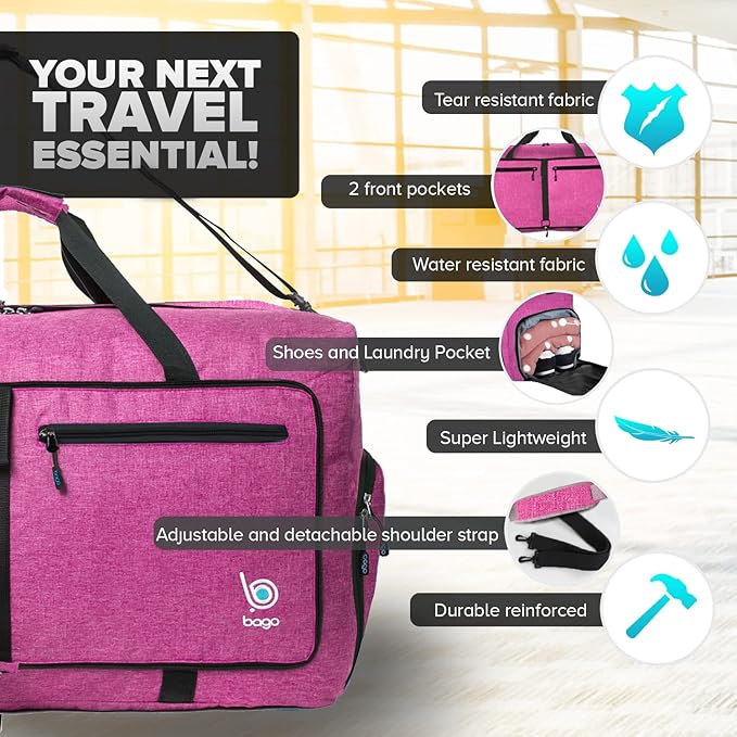 Bago Large Foldable Duffel Bags - Image 3