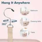 Wedama Toiletry Bag for Women, Large Cosmetic Travel Bag, Hanging Toiletry Bag - Image 4