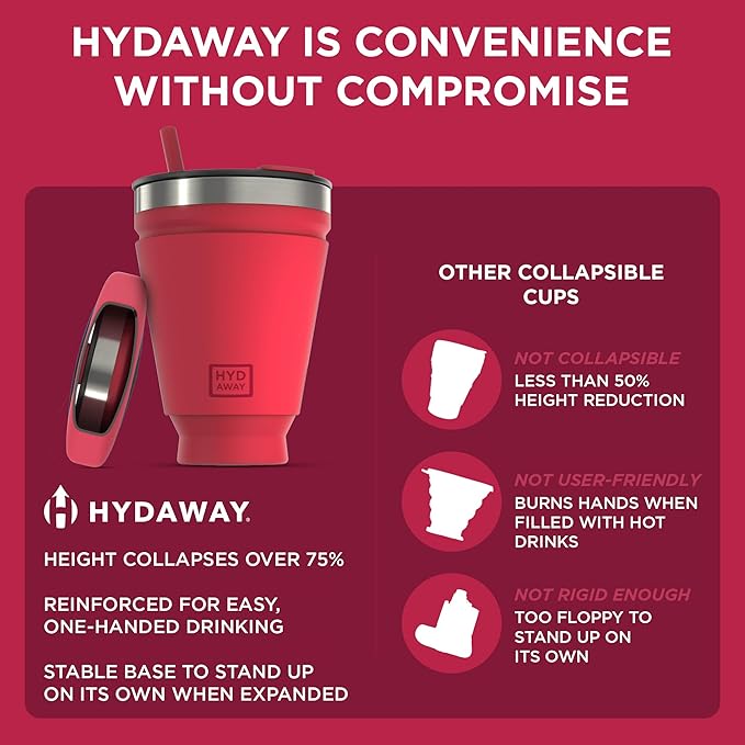 HYDAWAY 16oz Collapsible Tumbler - Image 6