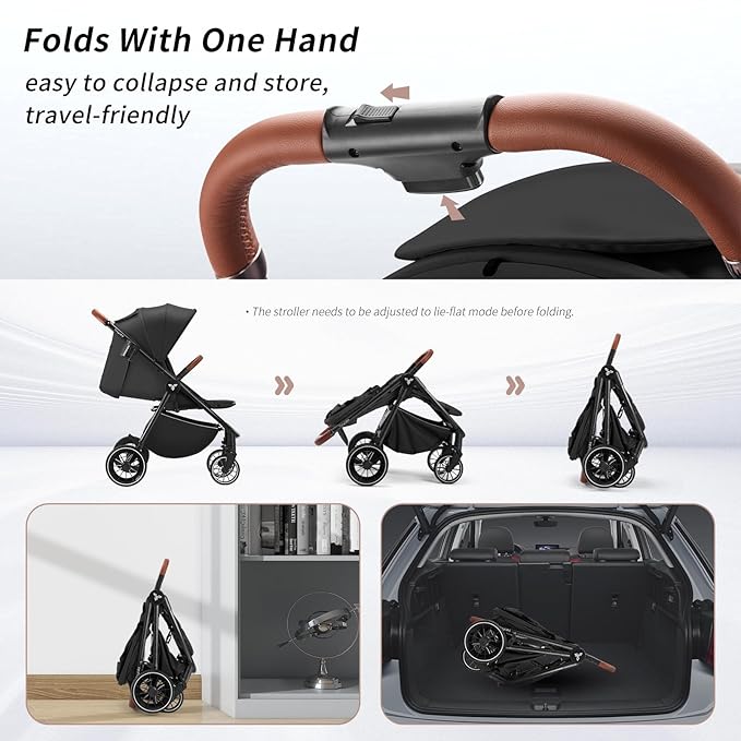 Tinyiota Baby Stroller, Infant Stroller - Image 5