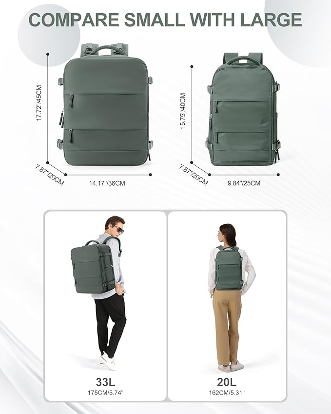 coowoz Travel Backpack Carry On - Image 7