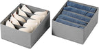 Jeans Drawer Organizers for Clothing, 5 Compartment Wardrobe Storage Box - Image 3