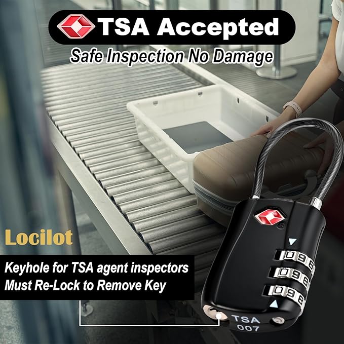 5pcs TSA Approved Luggage Locks - Image 4