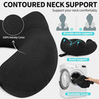 2 Pack Inflatable Travel Neck Pillows - Image 4