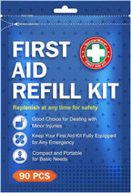 90 Pieces First Aid Refill Kit by SuccorWare%C2%AE