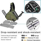 CADeN Camera Bag Sling Backpack Camera Case Waterproof - Image 8