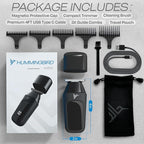 HUMMINGBIRD™ MK1 Compact Trimmer – Portable Electric Beard & Body Hair Trimmer - Image 6